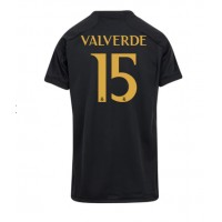 Maglie da calcio Real Madrid Federico Valverde #15 Terza Maglia Femminile 2023-24 Manica Corta